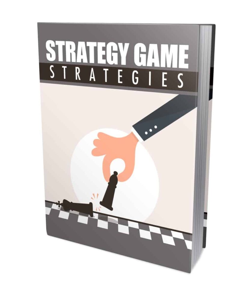 Strategy game strategies ebook with PLR MRR resell rights for earning online