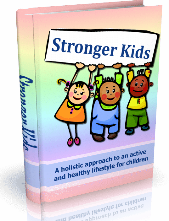 Stronger Kids digital guide with PLR MRR resell rights for healthy children lifestyle