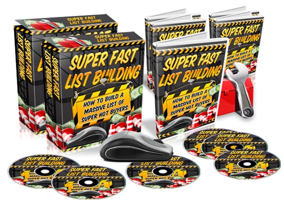 List Building Fast digital PLR MRR training - email list building course with resell rights
