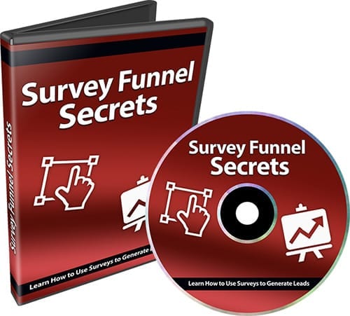 Survey funnel video course for micro-targeted lead generation with PLR resell rights
