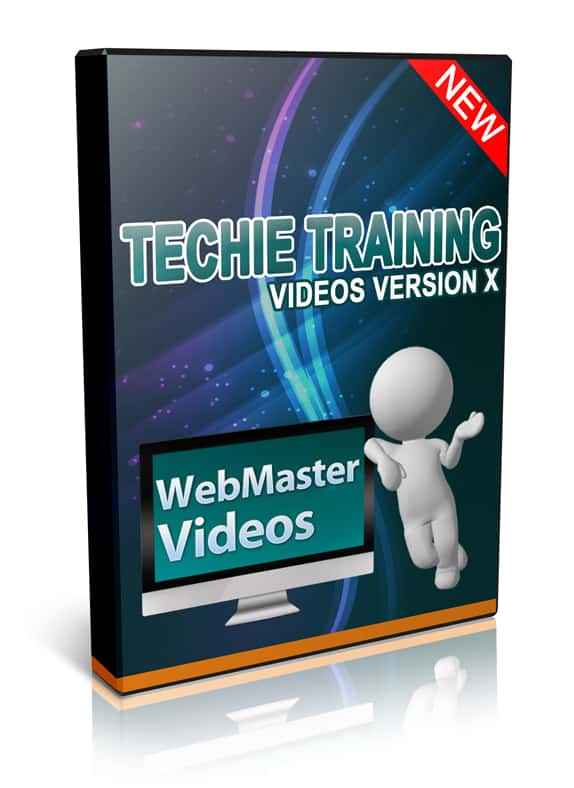 Techie Training Videos V10 Techie Training Videos V10 digital download with PLR resell rights for internet marketing skills