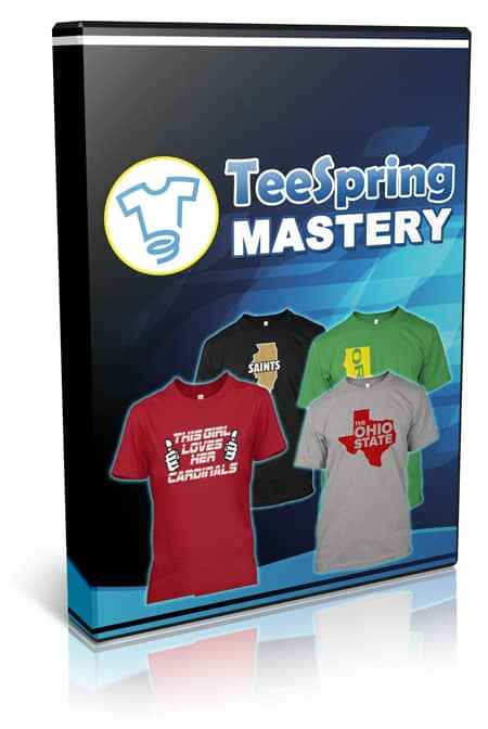 TeeSpring Mastery digital PLR video course for t-shirt design and resell rights