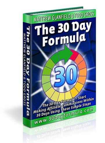 The 30 Day Formula PLR/MRR digital download with affiliate marketing and squeeze page strategies