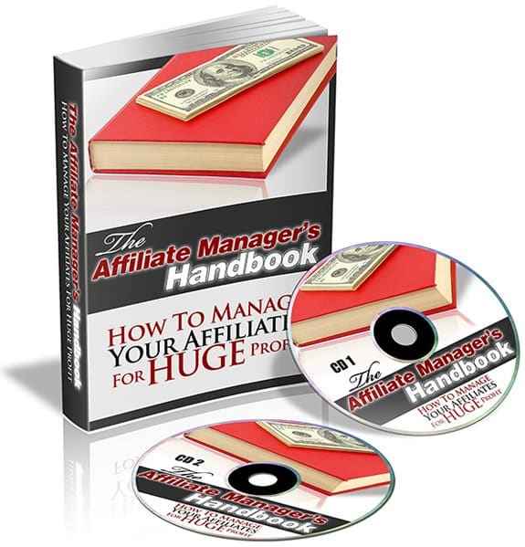 The Affiliate Manager’s Handbook – digital PLR ebook cover for affiliate profit management