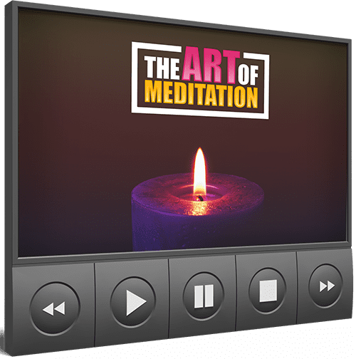Art of Meditation video course cover image with resell rights for digital download