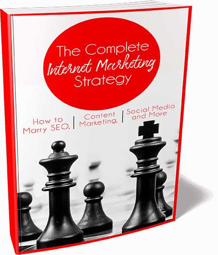 The Complete Internet Marketing Strategy ebook cover with digital download and Master Resell Rights
