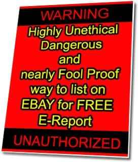 The eBay Loophole digital PLR guide for saving on fees