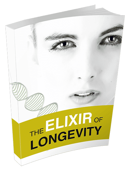 The Elixir of Youth eBook cover – anti-aging guide with full PLR resell rights