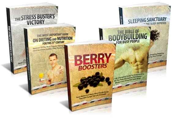 Health and Wellness Series bundle of 5 digital ebooks with PLR resell rights, transformative wellness knowledge