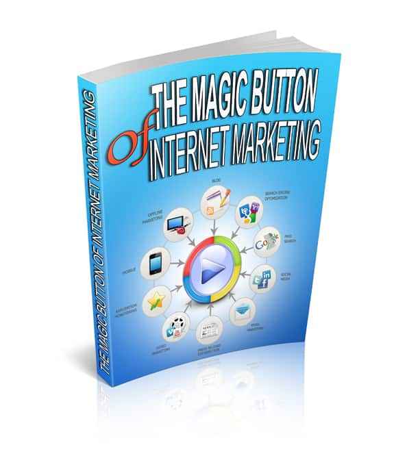 Digital eBook about the Magic Button of Internet Marketing with PLR and MRR resell rights