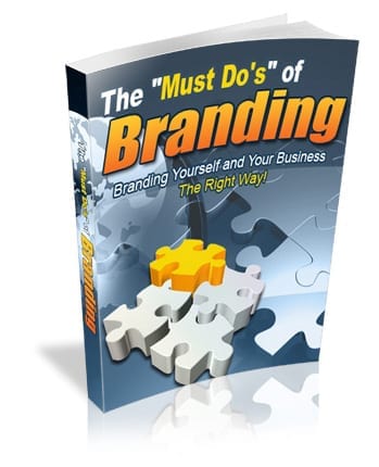 The Must Do’s Of Branding – digital guide cover image showing branding strategy elements