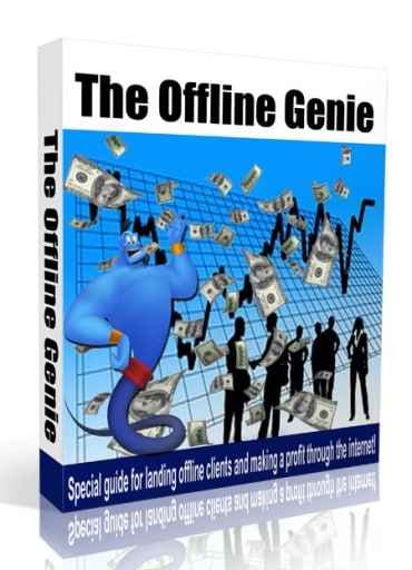 The Offline Genie - digital guide for landing offline clients with PLR/MRR resell rights