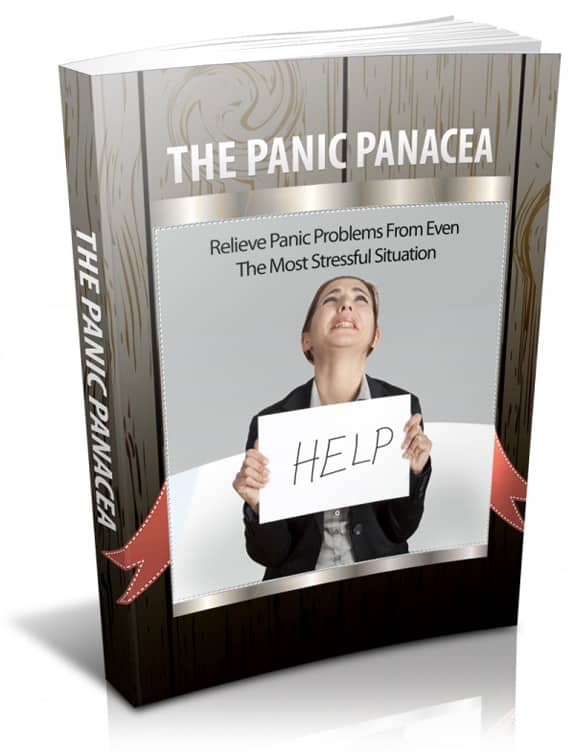 The Panic Panacea digital guide with PLR MRR resell rights for overcoming panic attacks and anxiety
