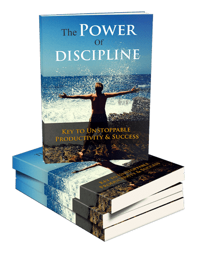 eBook cover for The Power of Discipline – digital PLR self-discipline guide