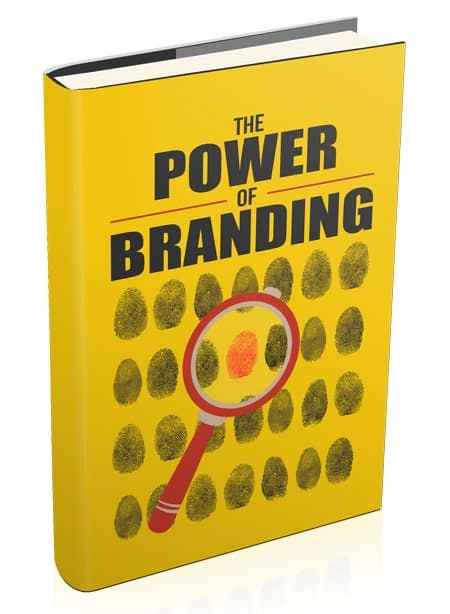 The Power of Branding digital ebook with PLR resell rights cover image