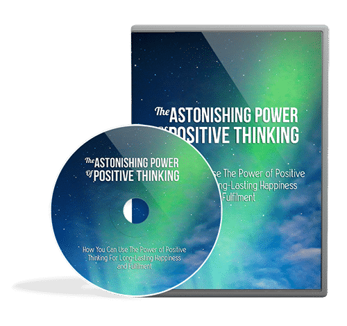 The Power of Positive Thinking digital eBook with PLR MRR resell rights cover image