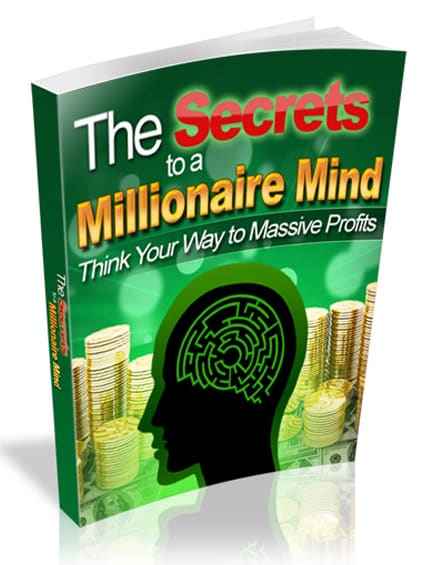Digital download: Secrets to a Millionaire Mind with PLR/MRR resell rights for wealth mindset success