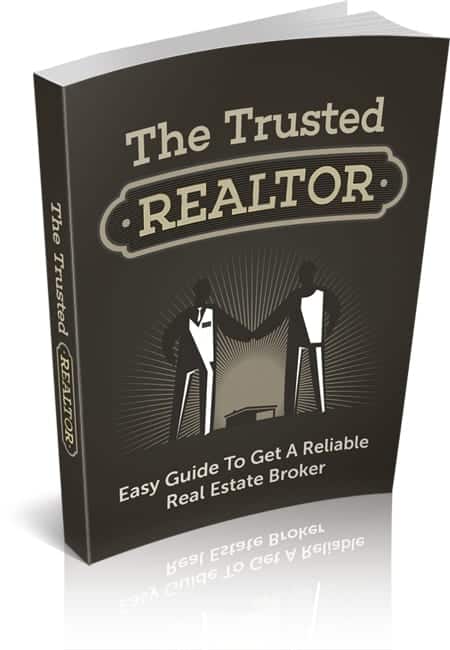 Digital guide on finding a trusted realtor with PLR/MRR resell rights for real estate marketing