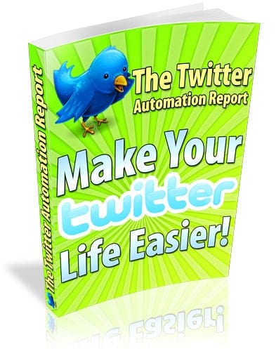 The Twitter Automation Report digital PLR toolkit with autoresponder and RSS posting tools