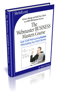 The Webmaster Business Masters Course - digital PLR MRR resell rights course cover image