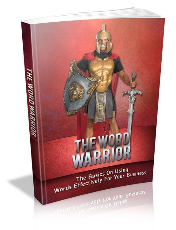 The Word Warrior digital PLR ebook guide to persuasive words for business growth