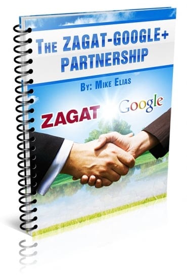 Zagat Google+ Partnership digital PLR MRR guide for resellers and marketers