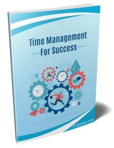 Time management for success PLR eBook – digital download with resell rights, instant access
