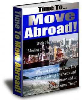 Time To Move Abroad digital guide with PLR and MRR resell rights for easy overseas relocation