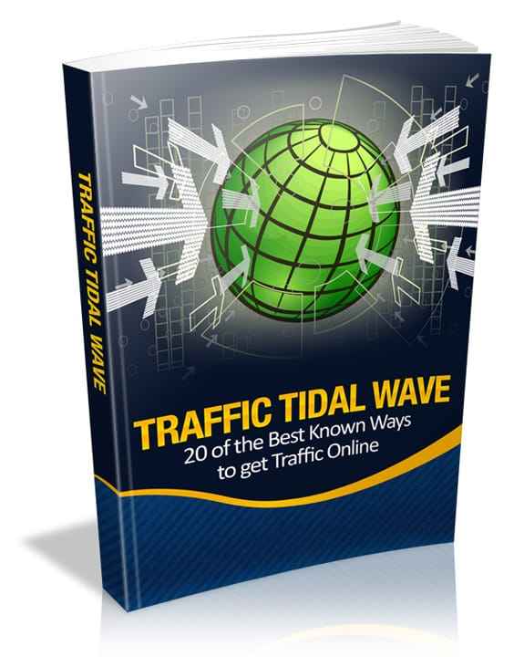 Traffic Tidal Wave digital PLR ebook with resell rights for internet marketers