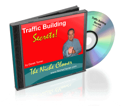 Traffic Building Secrets digital audio course with PLR MRR resell rights for driving website traffic without PPC ads