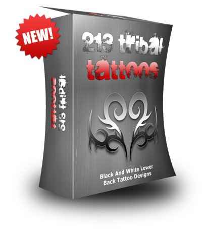 Tribal Tattoos Digital Download PLR Collection Over 200 Printable Designs eBook