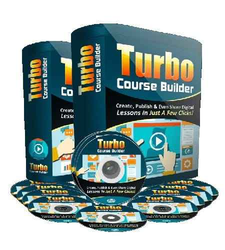 Turbo Course Builder software for creating and selling digital courses with resell rights