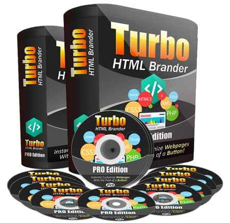 Turbo HTML Brander Pro software PLR MRR resell rights digital download