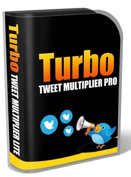 Turbo Tweet Multiplier Pro - digital product with PLR MRR resell rights for automated Twitter growth