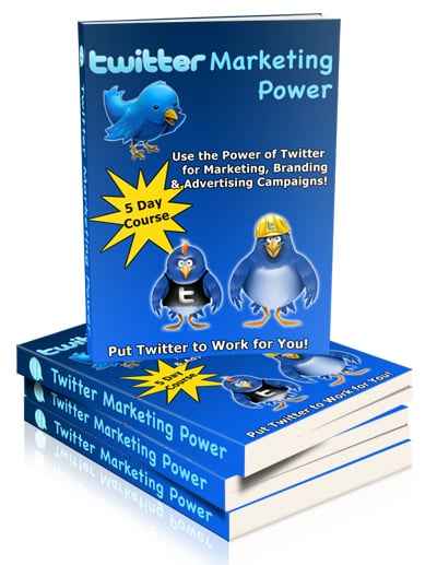 Twitter Marketing Power – Digital PLR course for internet marketing professionals with resell rights