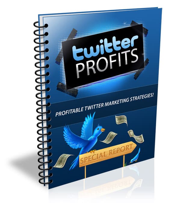 Twitter Profits PLR digital marketing guide with resell rights for explosive income