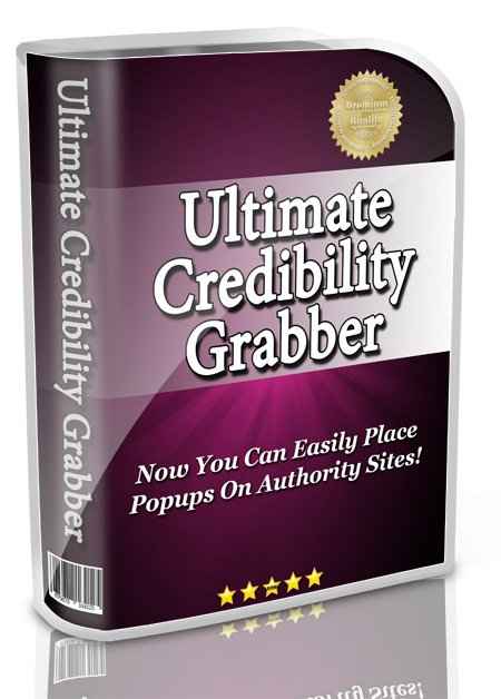 Ultimate Credibility Grabber – PLR/MRR software for authority link disguises with popup forms or CPA offers