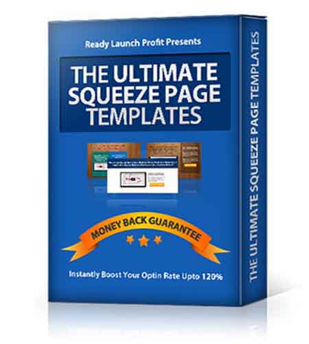Ultimate Squeeze Page Templates digital download with PLR MRR resell rights for high-conversion landing pages
