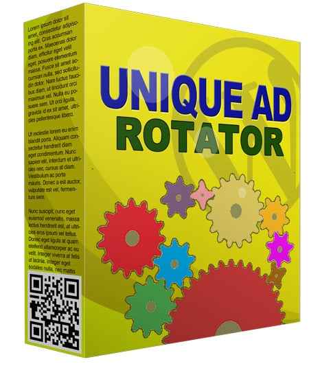 Unique Ad Rotator plugin for rotating affiliate banners with PLR/MRR resell rights