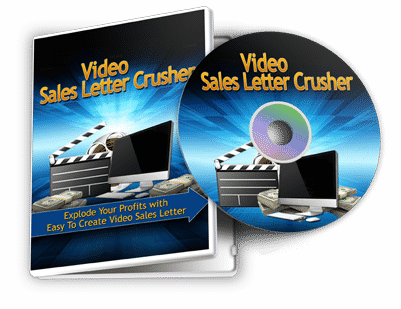 Video Sales Letter Crusher with PLR MRR digital download resell rights training course