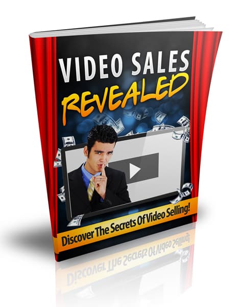 Video Sales Revealed digital report showcasing video sales letter strategies for online marketing and PLR resell rights