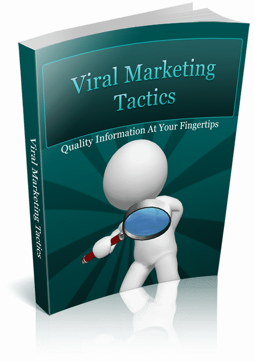 Viral Marketing Tactics book cover showing viral list building and affiliate marketing techniques