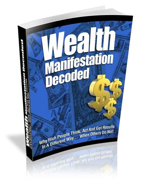 Wealth Manifestation Decoded - PLR digital download for mindset shift and resell rights