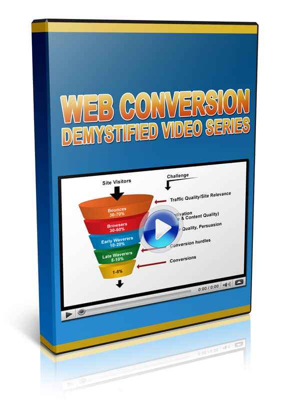 Web Conversion Demystified digital video series with PLR resell rights