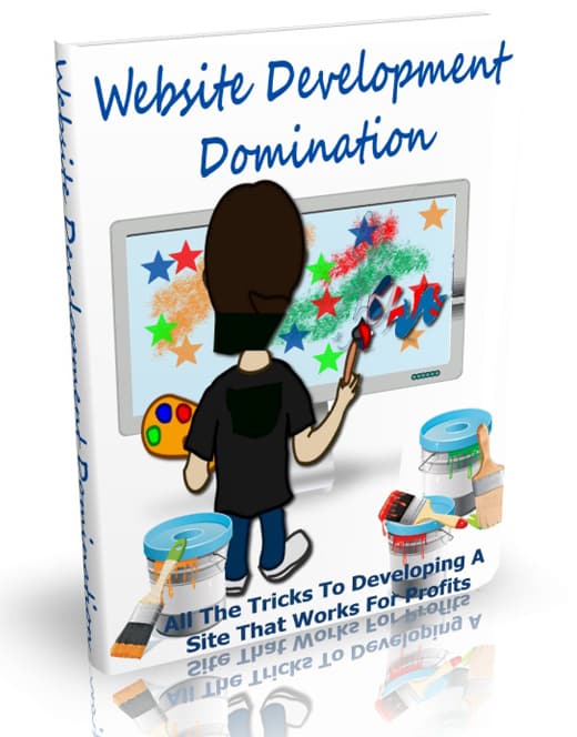 Website development domination ebook with PLR MRR rights - step by step guide