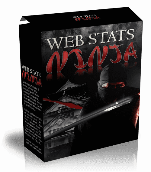 Web Stats Ninja digital tool for analyzing site rankings with PLR MRR resell rights