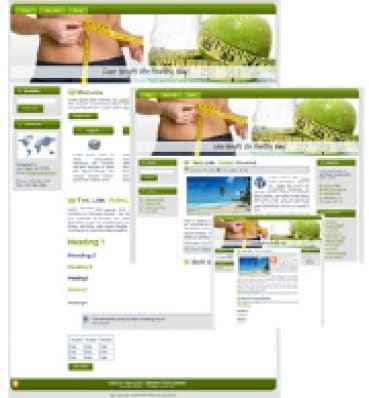 Weight loss blog PLR digital download for resell rights - motivational content pack