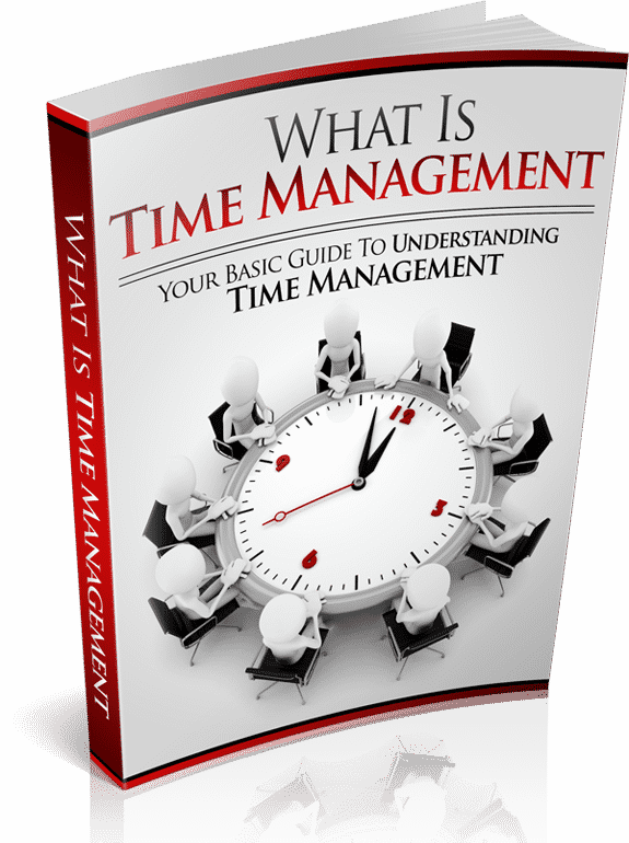 Time management guide PLR eBook – digital download with resell rights, covering productivity and organization