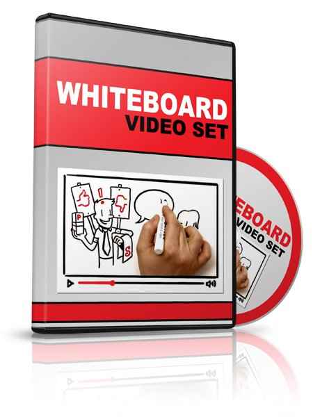 Whiteboard video set for local business marketing with PLR rights