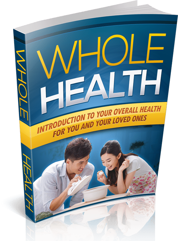 Whole Health digital guide cover image showing holistic wellness and PLR resell rights
